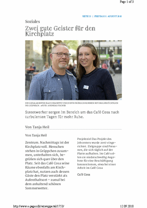 Artikel: WZ vom 31.08.2018
